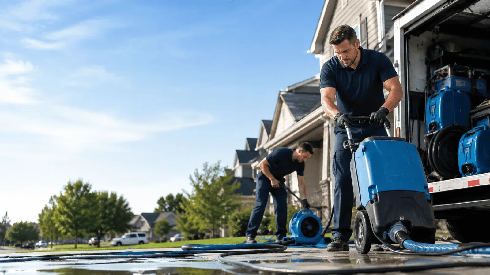Dehumidification being performed in South Salt Lake, UT